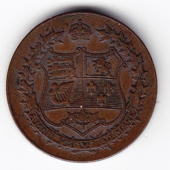1927 Canada Royal Visit Medal (b92) - Picture 2 of 2